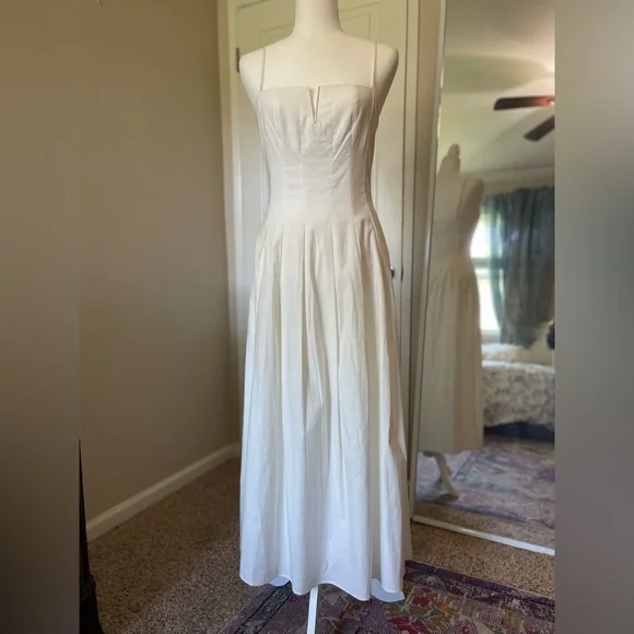 Reformation Kye Midi dress in white - Picture 6 of 13